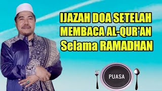 Download lagu Amalan Selama Ramadhan Ijazah Doa Setelah Membaca Al Qur'an | KH Fakhruddin Al Bantani mp3