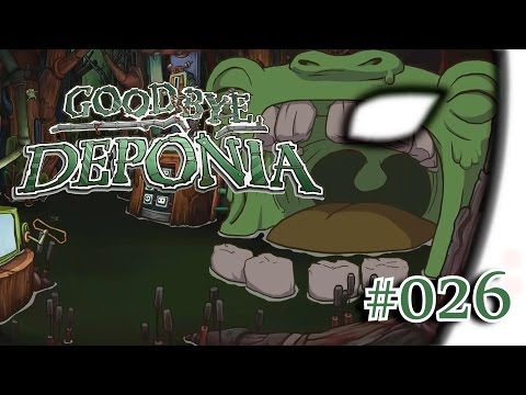 Goodbye Deponia #026 - Let's Play (Deutsch/HD) - Schleimmonster
