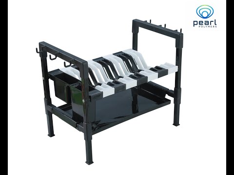 Rectangular Dish Drainer Rack, Shelves: 2, Size/Dimensions: Standard