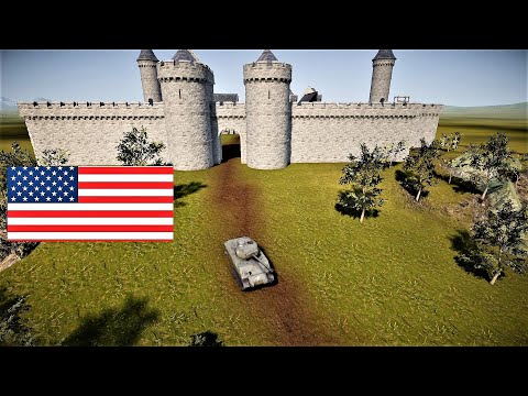 HOW 1 SUPER SHERMAN TANK DEFENDED US MILITARY BASE FORTRESS FROM 3 MILLION ZOMBIES ? - UEBS 2