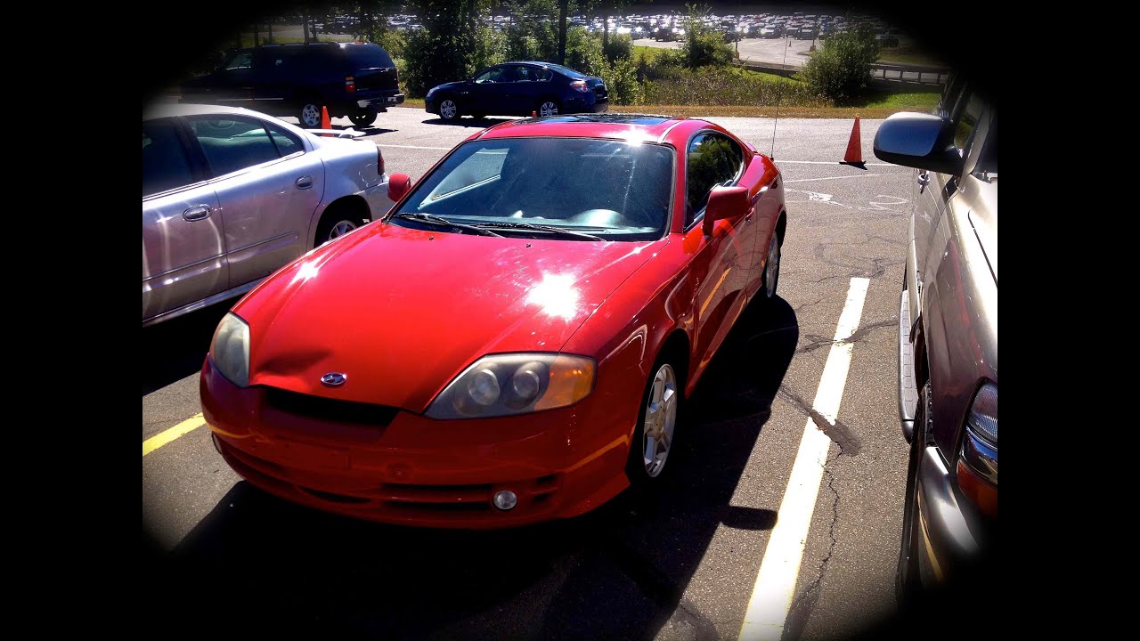 2003 Hyundai Tiburon 2.0L 5MT Start Up, Quick Tour, & Rev ...