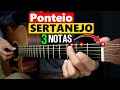 Como tocar violão sertanejo - PONTEIO FÀCIL - Prof. Sidimar Antunes