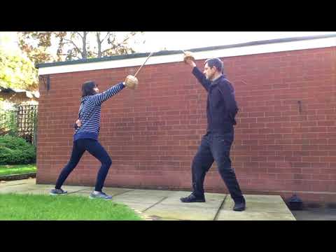 Singlestick Fencing Drill