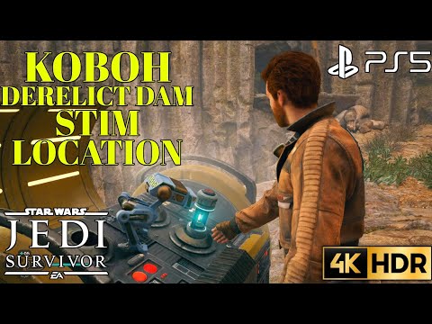 How to Get Stim Derelict Dam Koboh STAR WARS Jedi: Survivor Koboh Derelict Dam Stim Location PS5