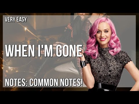 How to play When I'm Gone by Alesso ft Katy Perry on Tin Whistle (Tutorial)