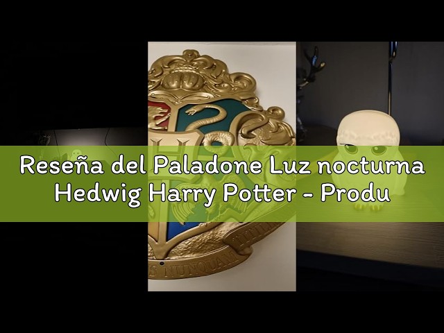 Vídeo relacionado con Paladone Hedwig Luz nocturna y alarma con sensor de movimiento, lámpara led con licencia oficial de Harry Potter para dormitorios infantiles, adolescentes, hogar, regalo para fans de Potter