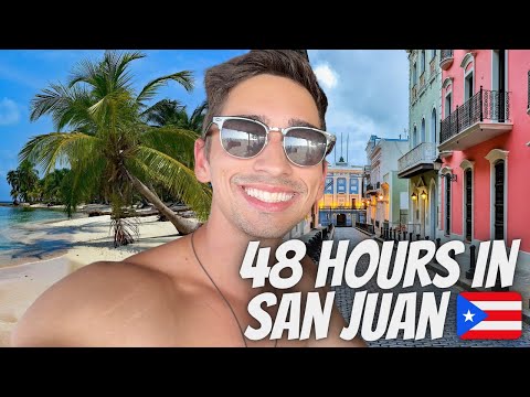 48 Hours In Puerto Rico! Bad Bunny’s Bar, Old San Juan, La Placita, Beaches & More!