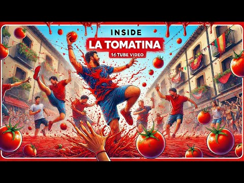 La Tomatina: Inside Spain’s Wildest Tomato Fight! 🍅🎉