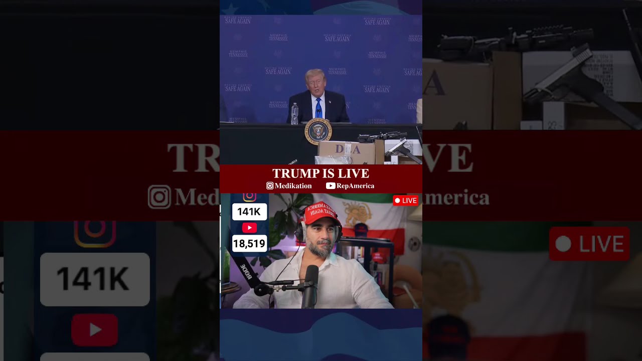 LIVE - Trump in Memphis - Real Talk. Real Debate. 📱