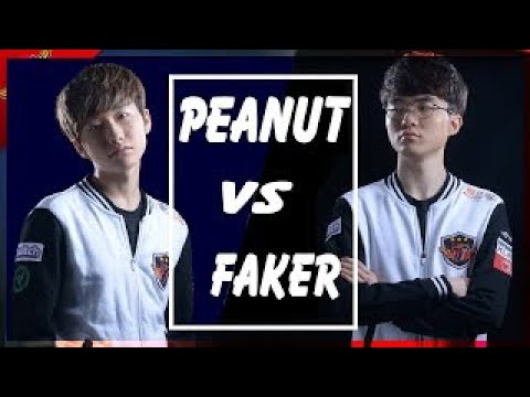 FAKER vs PEANUT They meet as jungle | Who is best jungle in SKT T1 | Faker Leesin vs Peanu
