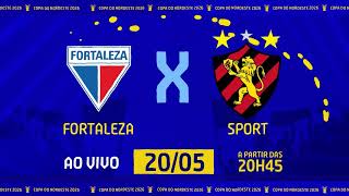 TV Jornal transmite Fortaleza x Sport pelas semifinais da Copa do Nordeste 2026