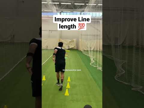 How to improve line length of bowling |Fast Bowlers  💯 fast bowlers action #shorts