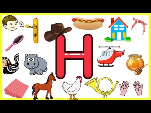 Letter H-Things that begins with alphabet H-words starts with H-Objects that starts with letter H