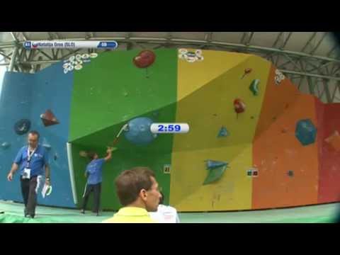 Climbing World Championship 2011 Boulder,Lead and Speed Arco, ITA - Boulder Women's Semifinals