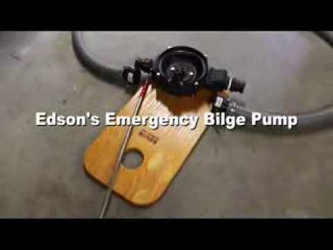 Edson Emergency Bilge Pump Test (5 Gallons)