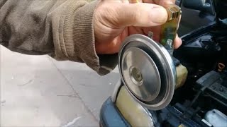 How To Replace Car Horn  - Toyota Corolla  and Camry - Step By Step