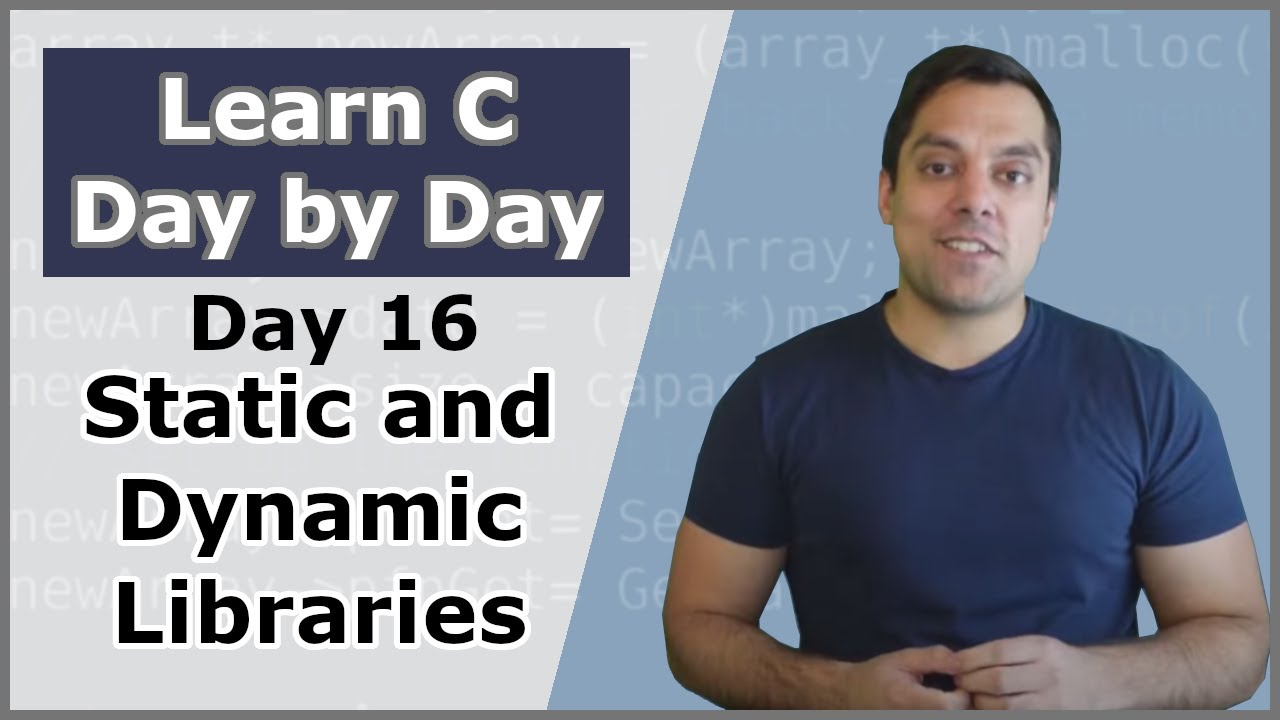 [Day 16] - Static and Dynamic Libraries (ar, objdump, ld, ldd) - Crash Course in C Programming