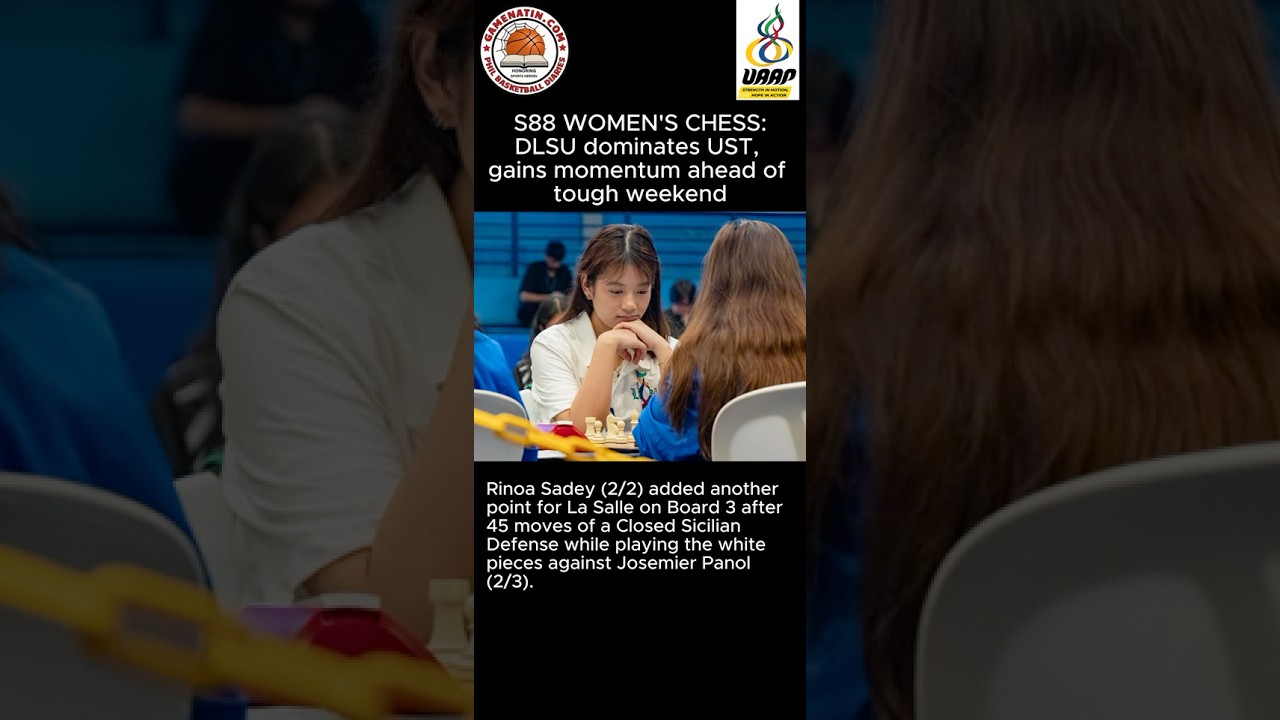 UAAP Women's Chess: DLSU destroys UST;  NU, Ateneo win