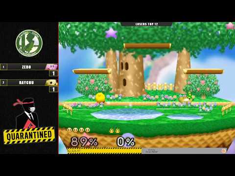 Quarantined Rapport EC Top 12 - Zero (Falcon, Kirby) Vs. Raychu (Ness) Super Smash Bros - SSB64