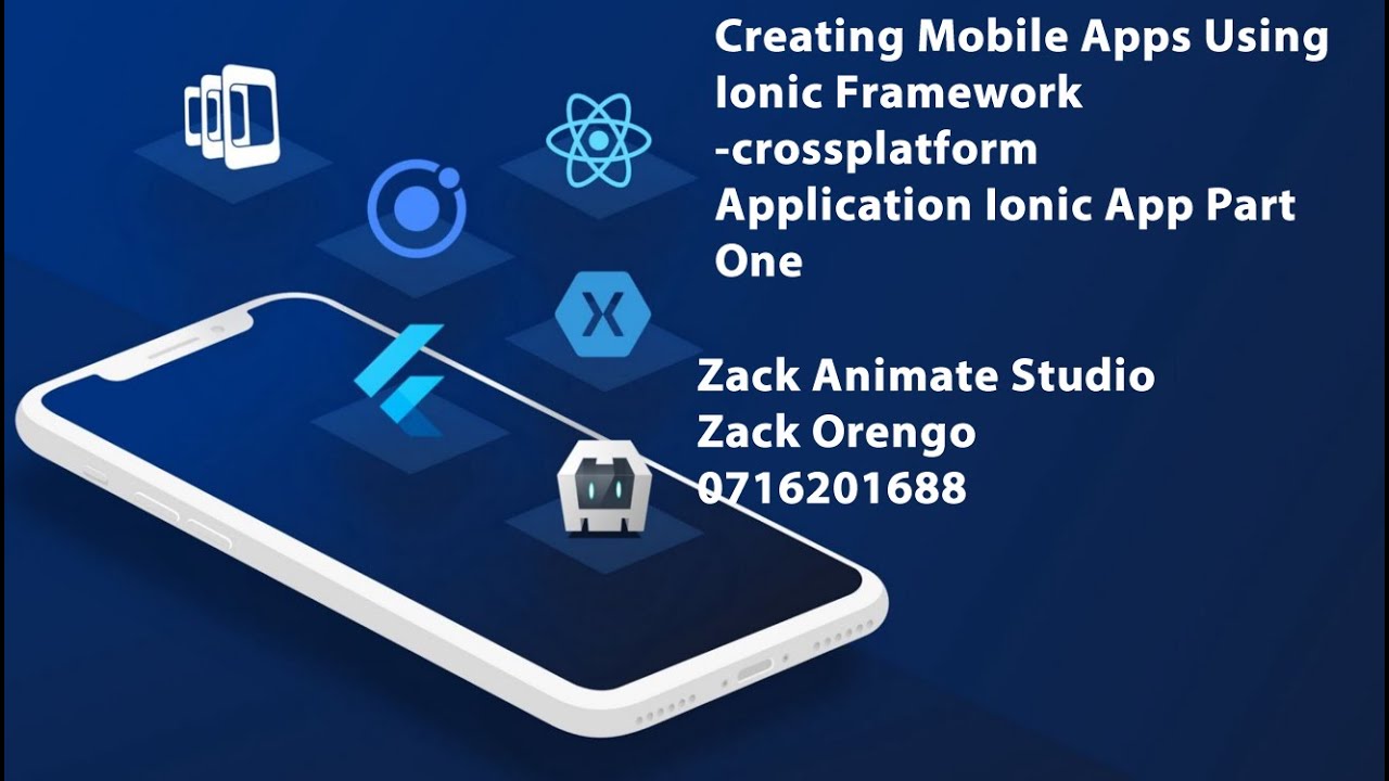 Creating Mobile Apps Using  Ionic Framework -crossplatform Application Ionic App Part One