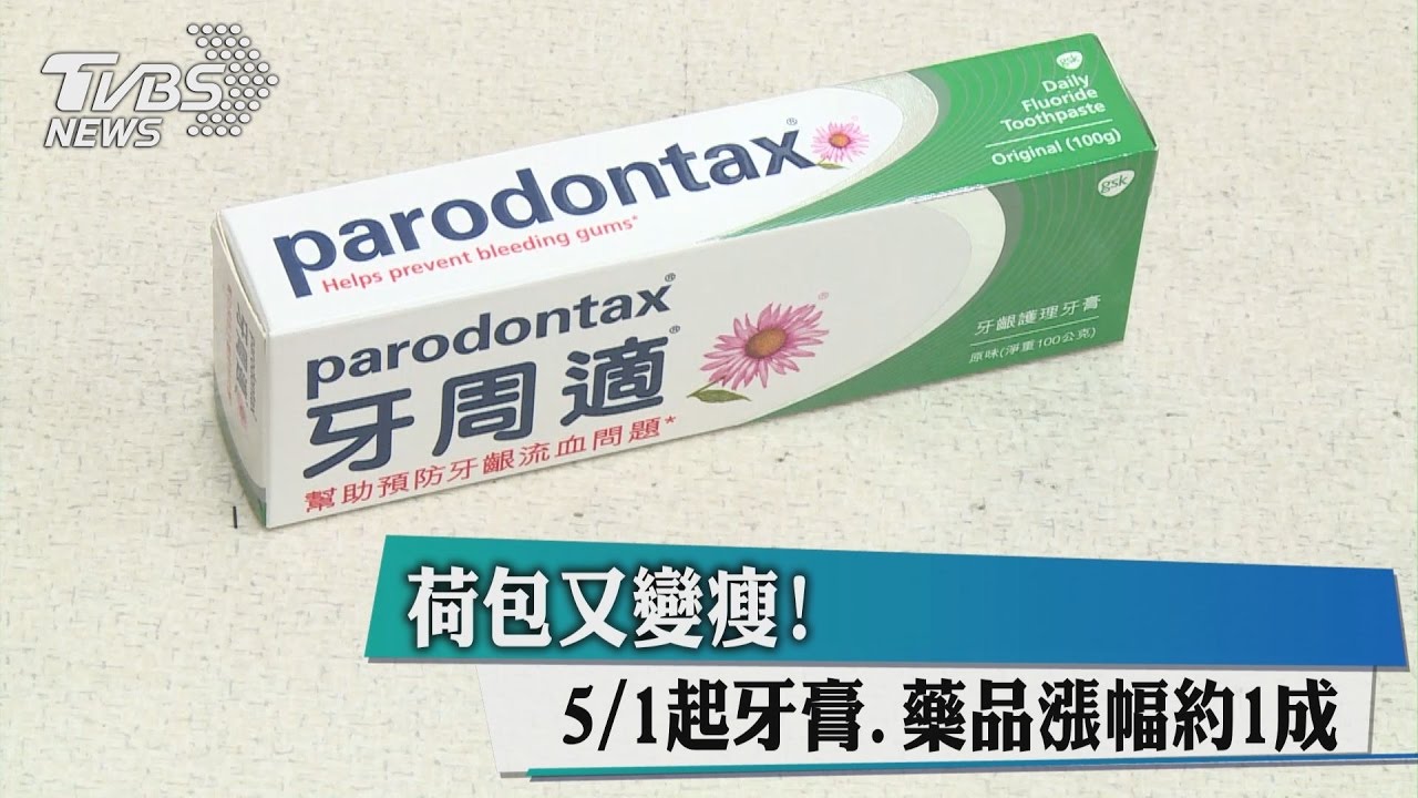 荷包又變瘦！5/1起牙膏、藥品漲幅約1成