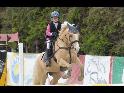 Malu (10) und Dancer - SIEG Pony 100cm in Preding am 04.05.2019