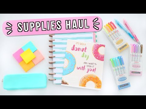 Back To School Supplies Haul 2018 | Ellen Kelley Video