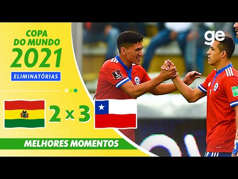 Gols e lances de Bolívia x Chile