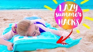 10 DIY Summer Life Hacks EVERY LAZY Person Should Know!!