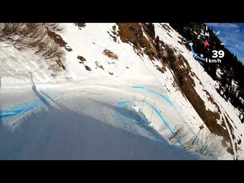 Inferno Rennen 2025 Abfahrt / Downhill ski race @VilleVahla (start no. 114)