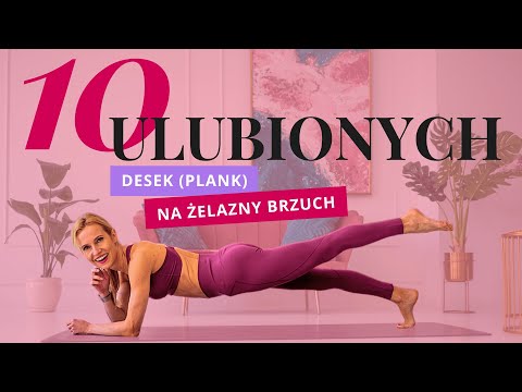 ❤️ 10 ULUBIONYCH: Desek - plank na ŻELAZNY BRZUCH! 👌 | NR 5. | Ćwiczenia na brzuch | Ola Żelazo