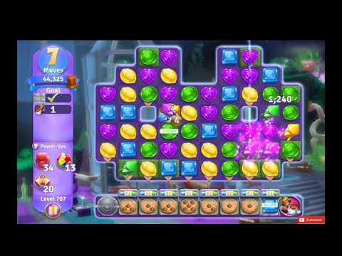 Wonka's World of Candy Level 707 NO BOOSTERS - A S GAMING ✔