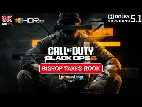 BISHOP TAKES ROOK | BLACK OPS 6 [8K | 60 FPS | HDR] Campaign Walkthrough