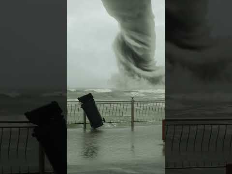 Powerful storm vs winds vs tornado