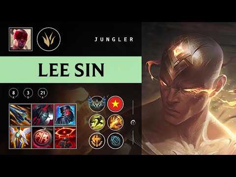 Lee Sin Jungle vs Qiyana - VN Challenger Patch 25.23