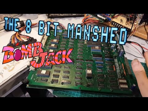 Arcade DIY #46   Bomb Jack pcb repair