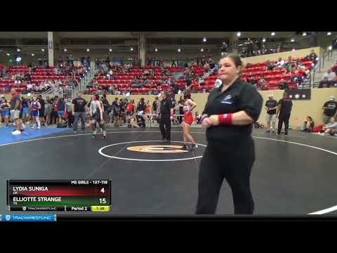 107-118 Lbs Round 2 - Lydia Suniga, OK Vs Elliotte Strange, TX 9e01