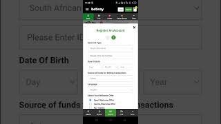 How to open a betway Account.