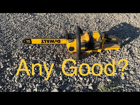 Dewalt 60V chainsaw one year review.
