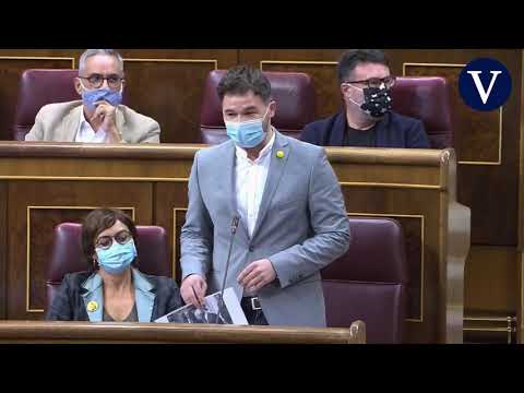 Rufián: "A Felipe VI le votó un español: Francisco Franco"