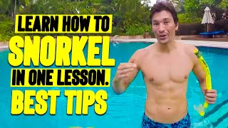 How to Snorkel with Mask and Tuba