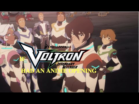 if voltron had anime opening