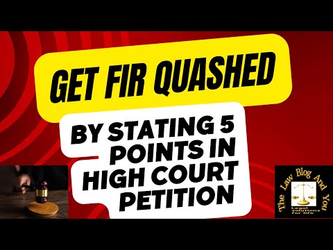 Get FALSE FIR QUASHED By Stating these 5 Points   #FIR #FirstInformationReport #Chargesheet