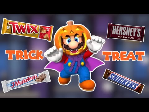 Mario Goes Trick-Or-Treating
