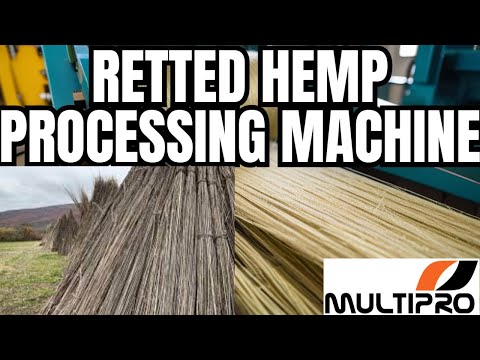 Retted Hemp Opening Machine / Hemp Opener / Hemp fiber processing machine
