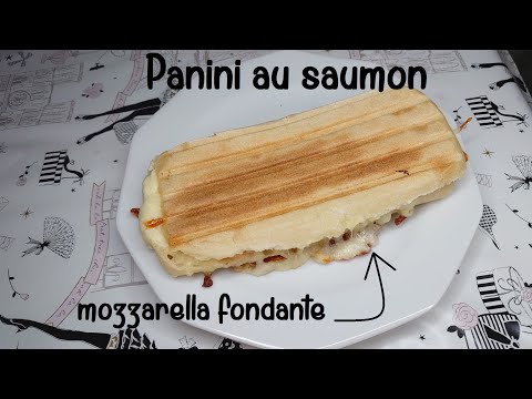 PANINI au SAUMON rapide simple et super fondant ! 🤗