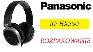 Video thumbnail for Panasonic RP HX550 - rozpakowanie słuchawek stereo by Rooshken