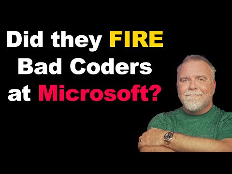 Did they FIRE Bad Coders at Microsoft?  Shop Talk EP 53