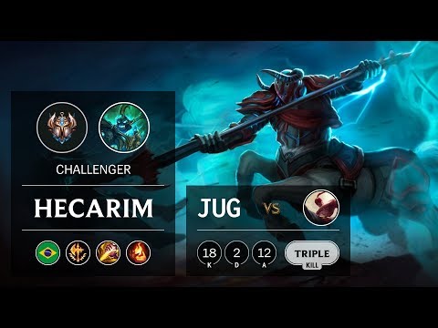 Hecarim Jungle vs Lee Sin - BR Challenger Patch 10.2