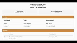 JARED LEISEK ONLY 1 CHARGE NOW